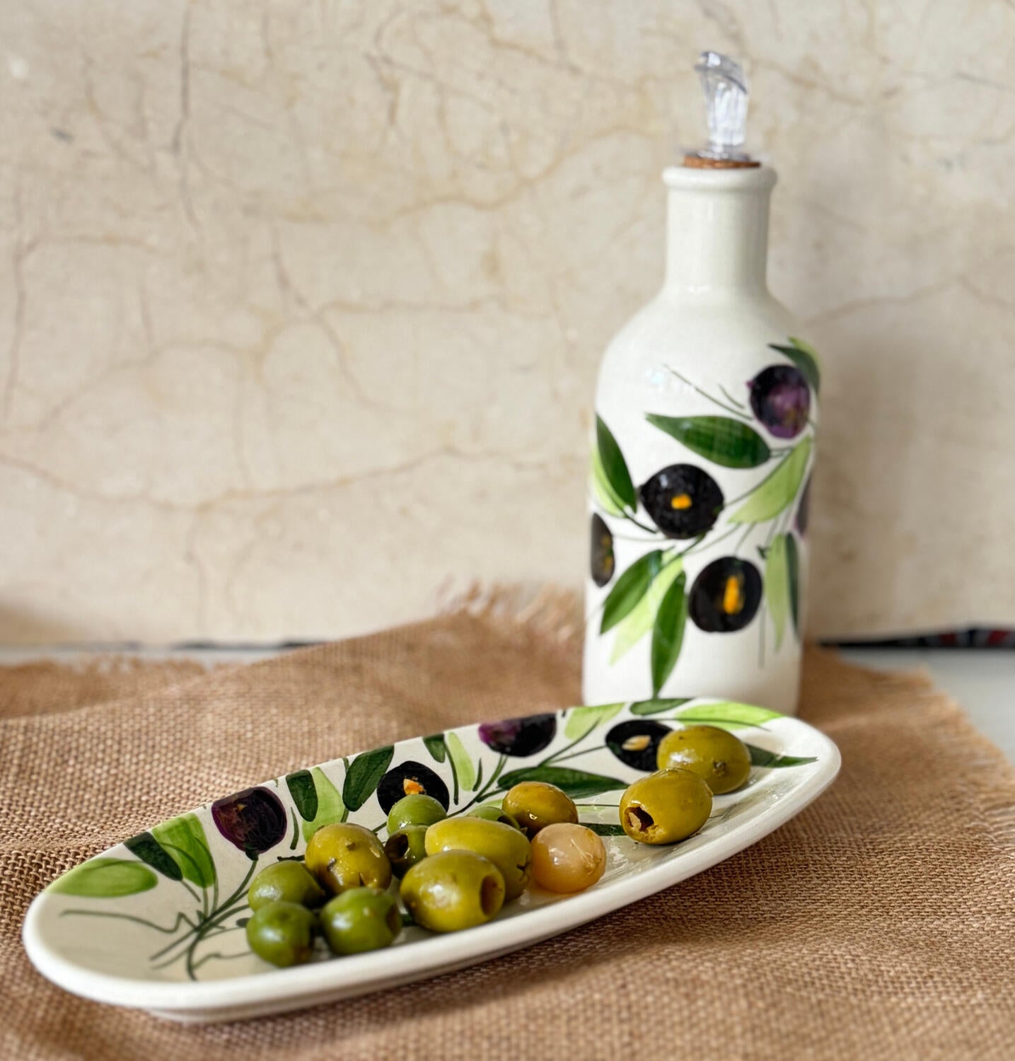 Fad, Aceituna - L25 cm